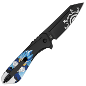7.75'' Super Saiyan Vegeta Folding Knife