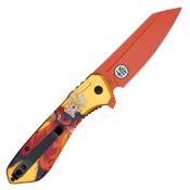 Dragon Ball Z - 7.75'' Super Saiyan Goku Folding Knife