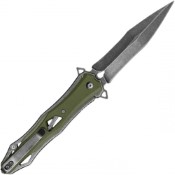 Enhance your gear with the Neptune Milspec Stonewashed Folding Pocket Dagger in vibrant green. Versatile, durable, and perfect for everyday carry. Get yours now!