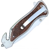 Enhance your gear with the Neptune Celtic Steel Folding Knife featuring Celtic wood accents. Versatile, durable, and perfect for everyday carry. Elevate your gear now!
