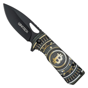 Wartech Bitcoin 6.25'' EDC Folding Knife