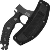 Equip yourself with the Neptune Mini Axe in vibrant rainbow colors, complete with a sheath. Compact, versatile, and perfect for various tasks. Get yours now!