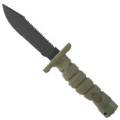 Aseka Survival Knife System - Green Handle