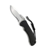 JPT 3R Drop Point Black Round Handle SS