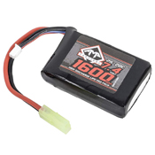 7.4V 1600mAh LiPo Airsoft PEQ Battery