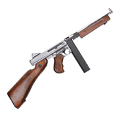 King Arms Thompson M1A1 HI Grade Silver Airsoft Rifle