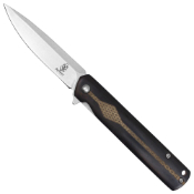 Buckshot 8' Folding Knife Wood handle