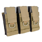 Black Owl Gear / Phantom Aggressor Molle Ready M4 AK MP5 Magazine Pouch - Triple
