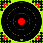 17.25 Inch Bullseye Target 5 Pack
