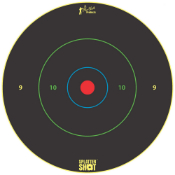 12 Inch Bullseye Rings Multicolor