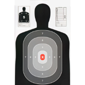 23x35 Inch B27 Silhouette Target 5 Pack