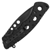 Black ABS Steel Folding Knife