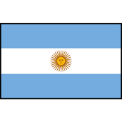 Flag Printed Patch - Argentina