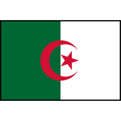 Flag Printed Patch - Algeria