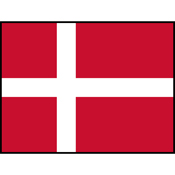 Flag Printed Patch - Denmark