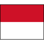 Flag Printed Patch - Monaco