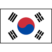 Flag Printed Patch - South Korea