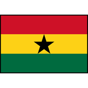 Flag Printed Patch - Ghana