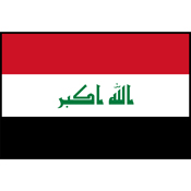 Flag Printed Patch - Iraq