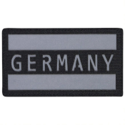 Germany Reflective Flag Laser Cut Patch