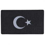 Turkey Flag Laser Cut Reflective Patch