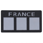 France Flag Laser Cut Reflective Patch