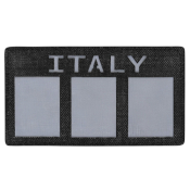 Italy Flag Laser Cut Patch Reflective