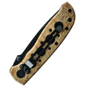 Smith & Wesson Desert Extreme Ops Knife - Half Serrated Edge