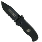 Smith & Wesson Extreme Ops Clip Knife - Half Serrated Edge