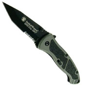 Med Special Ops MAGIC Assist Open Alum Grn Handle w/Blk Tanto Bld