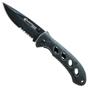 Smith & Wesson Oasis Folding Knife - Stainless Steel Handle
