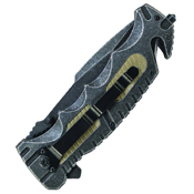 Smith & Wesson Border Guard Drop Point Knife - Half Serrated Edge
