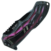 Smith & Wesson Black Ops Knife - Folding Half Serrated Edge
