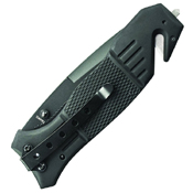 Smith & Wesson 1St Response Black Folding Knife - Half Serrated Edge
