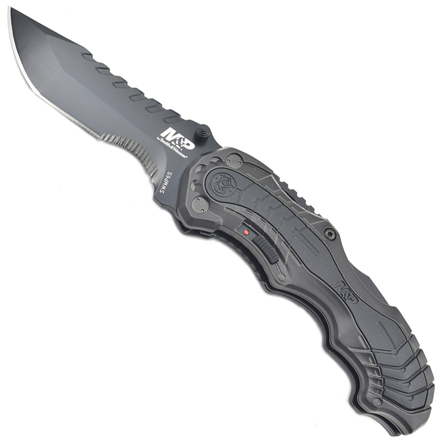 Smith & Wesson M & P M.A.G.I.C. Folding Knife - Half Serrated Edge