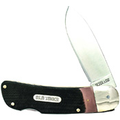 Schrade Big Timer folding lockback With leather sheath