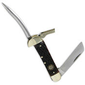 Schrade Mariners Knife Red Pick Bone