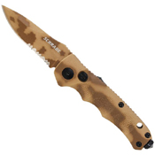 Schrade Mini Desert Camo Aluminum Handle Folder Knife