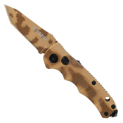 Schrade Mini Desert Camo Aluminum Handle Folder Knife
