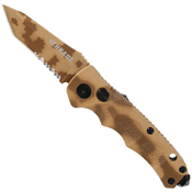 Schrade Mini Desert Camo Aluminum Handle Folder Knife