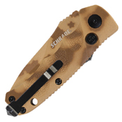 Schrade Mini Desert Camo Aluminum Handle Folder Knife