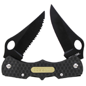 Schrade Double Lockback Two-Blade Folding Knife