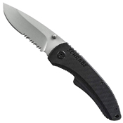 Schrade SCH101L Large Liner Lock Drop Point Blade Folding Knife