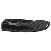 Schrade Black Aluminum Folder 8Cr13MoV Steel