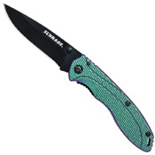 Schrade Color Shifting Aluminum Folder 8Cr13MoV Steel