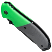 Schrade 3 Piece Black & Green Outdoor Fixed Blade/Folder/Axe Set