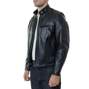 Schott NYC Classic Racer Leather Motorcycle Jacket