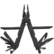 Black Oxide Nylon Sheath PowerLock EOD with V-Cutter