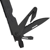 Black Oxide Nylon Sheath PowerLock EOD with V-Cutter