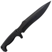 Jungle Warrior Black Kraton Handle Bowie Knife